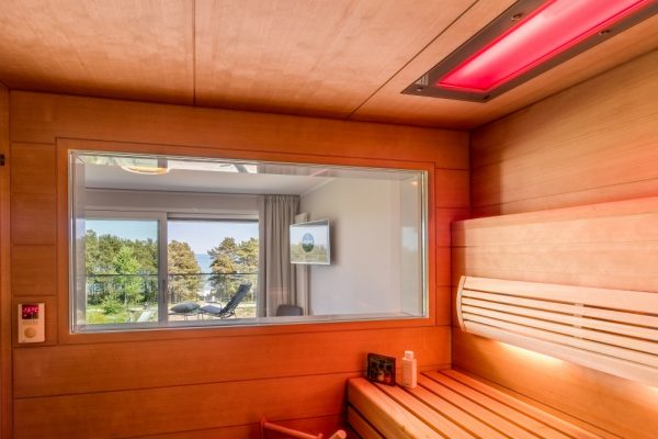 Sauna mit Meerblick Dachterrasse mit Meerblick